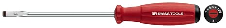 PB Swiss Tools SwissGrip Screwdriver for Slotted Screws size 4