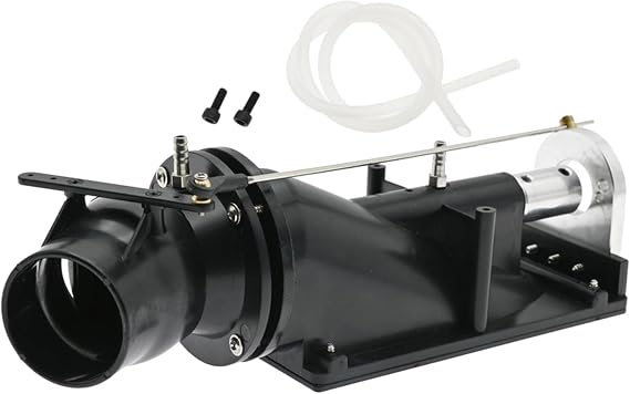 Water Thruster Jet Pump Propeller RC Jet Boat DIY Upgrade Ejector Turbo Black