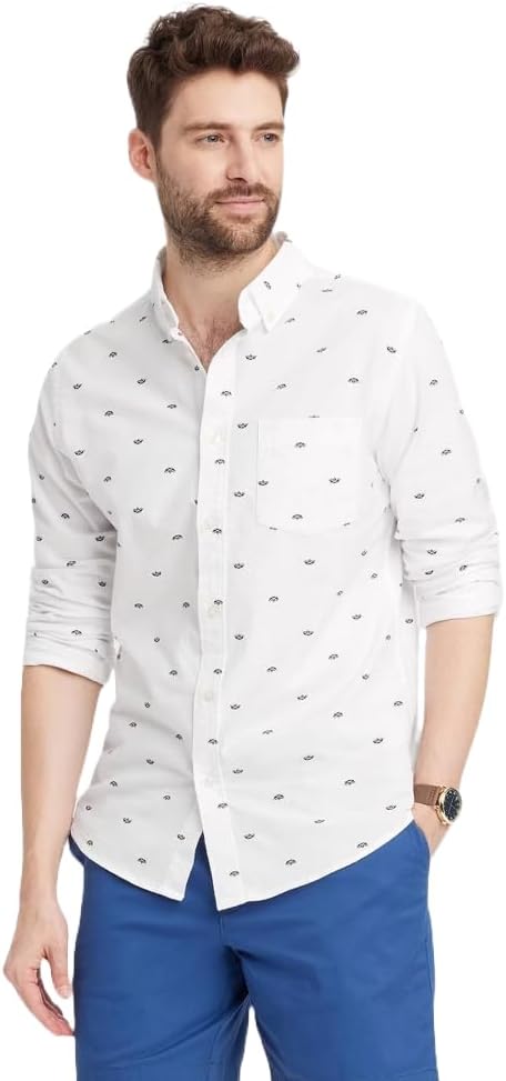 Goodfellow & Co Men's Long Sleeve Collared Button-Down Shirt -