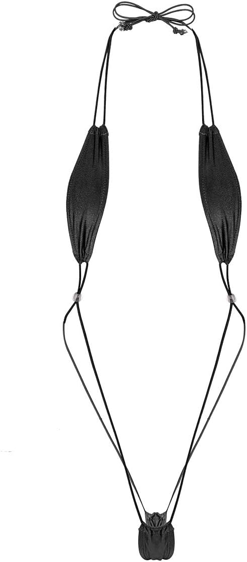 Freebily One-Piece Women's Micro Thongs G-String Bikini Swimsuits Sling Shot Monokini Swimwear
