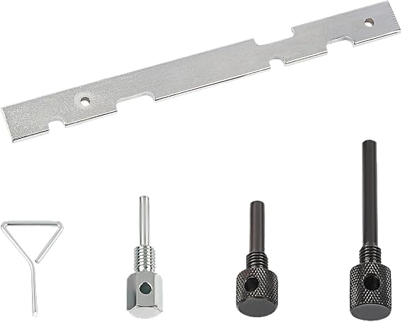 5Pcs Engine Camshaft Timing Locking Setting Alignment Tool Set Kit, Compatible with Ford Fiesta Focus Mazda Volvo, Engine Timing Tool Kit, Cam Belt Locking Tool