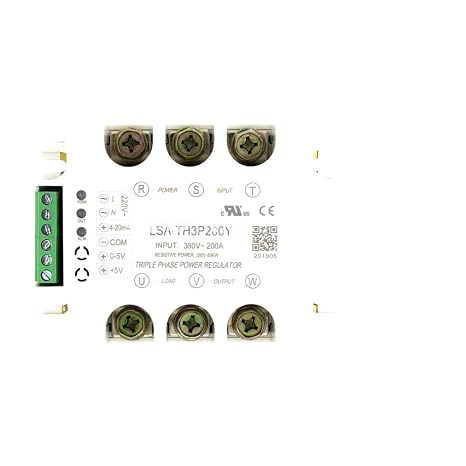 LSA-TH3P200Y Three Phase AC 200A 380V Solid State Voltage Regulator/Power Regulator Module