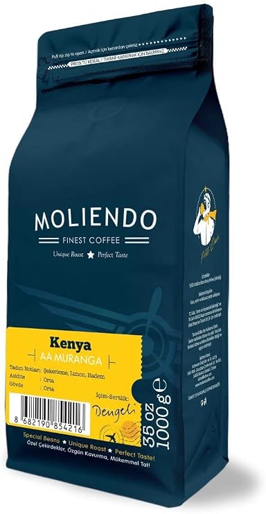 Moliendo Finest Coffee Kenya AA Muranga Local Coffee (Core) 1000 g