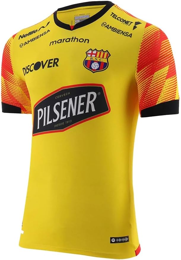 Barcelona Sporting Club Official 2024 Jersey, Medium, Yellow