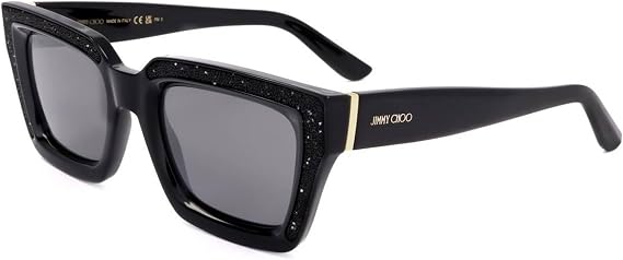 JIMMY CHOO Silver Mirror Square Ladies Sunglasses MEGS/S 0807/T4 51