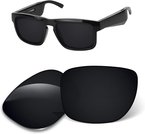 1.6MM Replacement Lenses Compatible With BOSE Tenor BMD0011 Sunglasses, Anti-Scratch and Impact Resistant