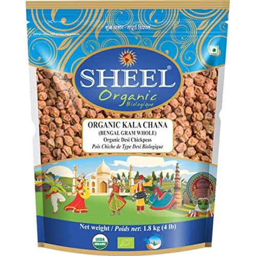 Sheel Organic Bengal GramKala Chana 4 lbs