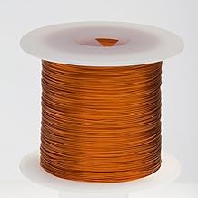 Magnet Wire, Enameled Copper Wire, 20 AWG, 1.0 Lbs, 314' Length, 0.0343" Diameter, 200C, Natural