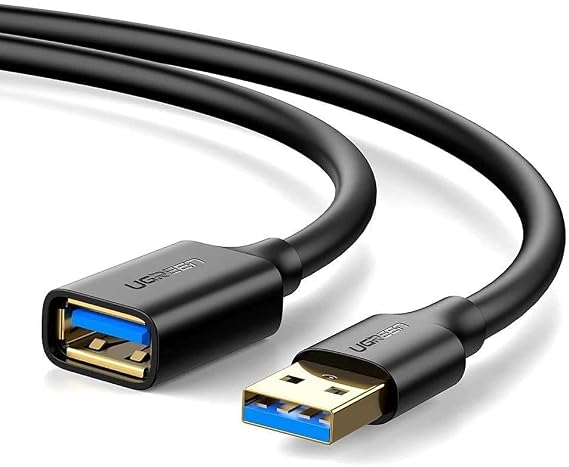 Ugreen USB 3.0 Extension Cable, 50cm, Black