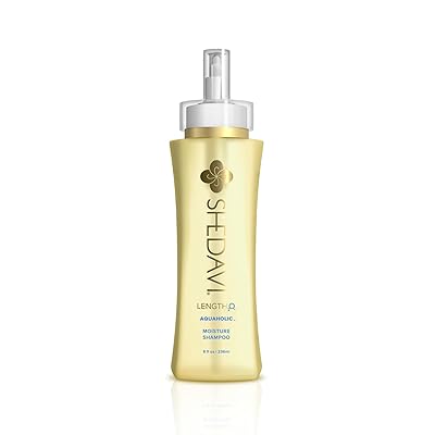 Shedavi LENGTH2OTM AquaholicTM Moisture Shampoo for Dry Hair 8 fl oz. - Moisturizes Dry Hair Silicone-Free - Vegan Hydrating Women Shampoo for Dry, Color-Treated Hydrates & Hair Growth Sulfate-Free