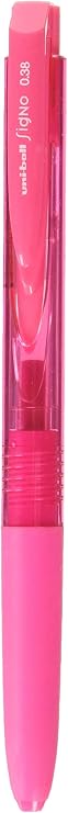 Uni Ball Signo Knock Ballpoint Pen RT1 0.38mm Color, Baby Pink (UMN15538.68)