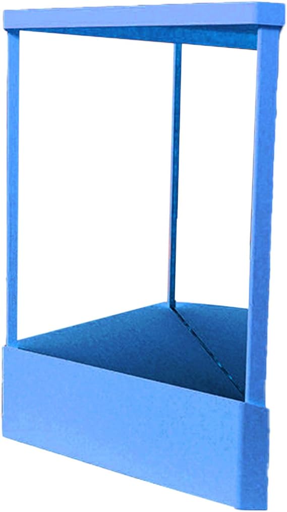 True Mirror for Women, Non-Reversing Mirror with True Image Reflection,Precision Glass Viewing Angle,Slim Design,Real Reflections for Vanity & Beauty (Blue)