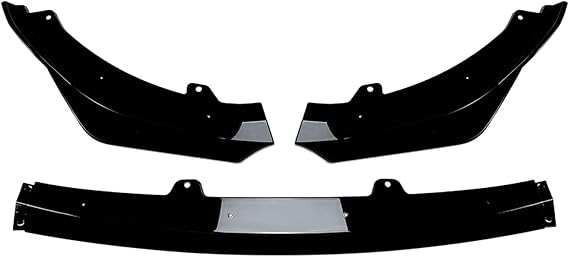 Front Spoiler Lip Kit Splitter for Kia Stinger GT 2018-2024 Gloss Black