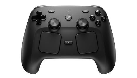 Steam Controller Valve Wireless Gamepad for PC and Steam Deck, Original Hardware with Dual Trackpads and Haptic Feedback