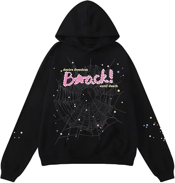 Hip Hop Spider Hoodies Set Y2k Hoodie Tracksuit Pullover Sweatshirt for Women Men Matching Hoodies for Couples