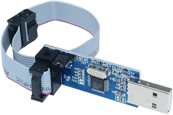 HiLetgo 51 AVR ATMEGA8 Programmer USBasp USB ISP 10 Pin USB Programmer 3.3V/5V with Cable