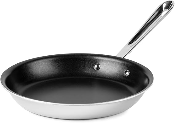 All-Clad D3 Pro Nonstick Stainless Steel 9" Egg Pan, Made in the USA