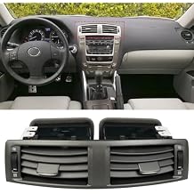 Center Dash Air Vent Panel Instrument Compatible with Lexus IS250 IS350 IS F 2006-2008,Dashboard Air Conditioning Outlet With Hand Wheels,Replace for 55670-53010 5567053010(Black),1 PC