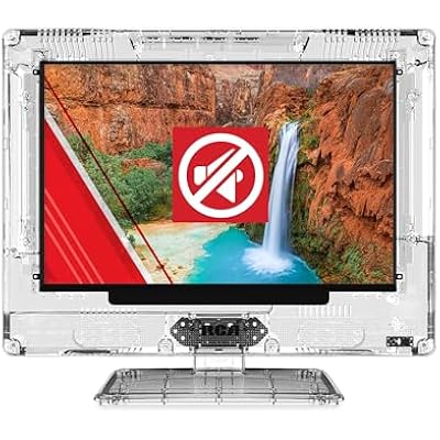 RCA 13 Clearview HDTV | J13SE1221 Transparent LED HD Television, High Resolution Wide Screen Monitor wHDMI, VGA, Including Full Function Remote
