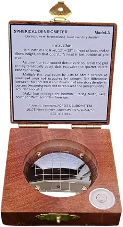 Spherical Crown Densiometer Forestry Suppliers Spherical Crown Densiometer Convex