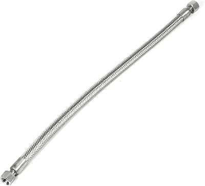 12 x 24 Stainless Steel Compressed Air Line Metal Flex Hose Compressor Tube