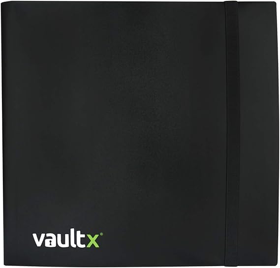 Vault X 12 Pocket Strap Trading Card Binder 480 Cards Side Loading (Black)