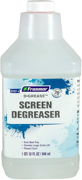 NLMUBR LUCKSIT Franmar D-Grease Screen Printing Degreaser (Quart)