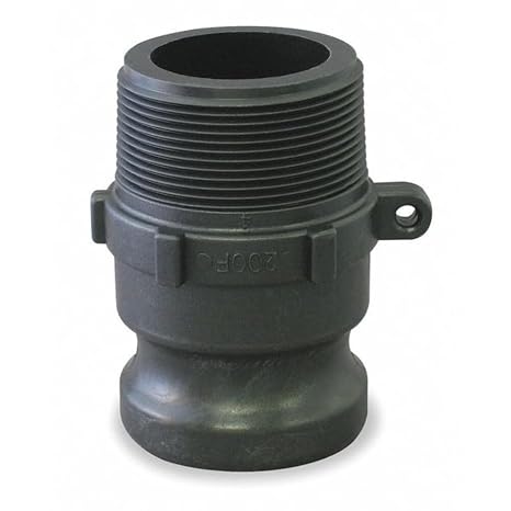 BANJO Corp 100F 1IN MNPT to F Coupling, Adapter Fitting, Male, Polypropylene