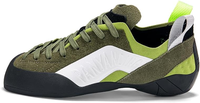 Rock Climbing Shoes for Men Bouldering Shoes for Indoor Outdoor Climbing Womens Sticky Rubber Anti-Slip Lightweight Breathable
