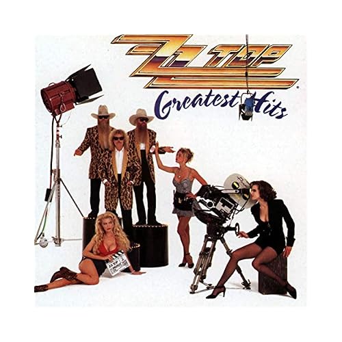 Greatest Hits - ZZ TOP - Their Best Of - U.S. edition 18 Classic Rock Tracks: 1. Gimme All Your Lovin' , 2. Sharp Dressed Man , 3. Rough Boy , 4. Tush , 5. My Head's In Mississippi , 6. Pearl Necklace , 7. I'm Bad I'm Nationwide , 8. Viva Las Vegas , 9. Doubleback , 10. Gun Love , 11. Got Me Under Pressure , 12. Give It Up , 13. Cheap Sunglasses , 14. Sleeping Bag , 15. Planet Of Women , 16. La Grange , 17. Tube Snake Boogie , 18. Legs