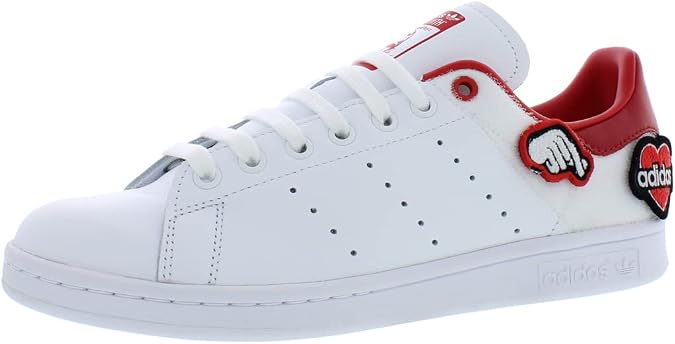 adidas Originals Adidas Stan Smith Mens Shoes Size 8, Color: White/Red