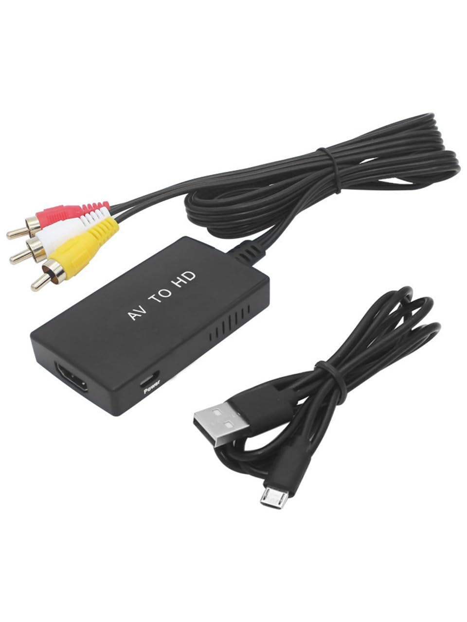 Coverzone AVden HDTVye Dönüştürücü HDMI ile Rca Avcvsb Lr Video 1080P ile Uyumlu AV to HDTV ZR1125