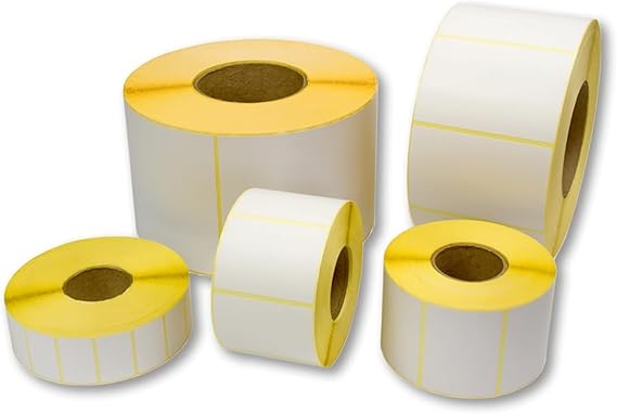 50x30 mm Termal Etiket, Barkod/Adres/Kargo Termal Etiketleri, Zebra ve Diğer Yazıcılarla Uyumlu