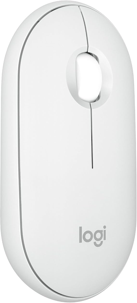 Logitech M350s Pebble 2 Bluetooth Wireless Mouse - Tonal White