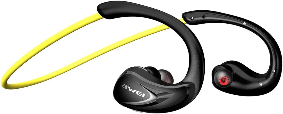 Earbuds for Exercising Wireless 4.2 Bluetooth APTX Stereo Over Ear Sport Headphones with Microphone and Volume Control Headset for Gym Running Workout