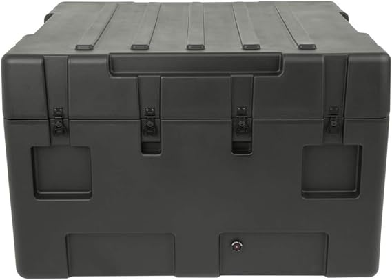 SKB Cases 3R3834-23B-E R-Series 3834-23 Waterproof Utility Case; LLDPE Polyethylene; Pressure Relief/Breather Valves; Resistant to Impact Damage