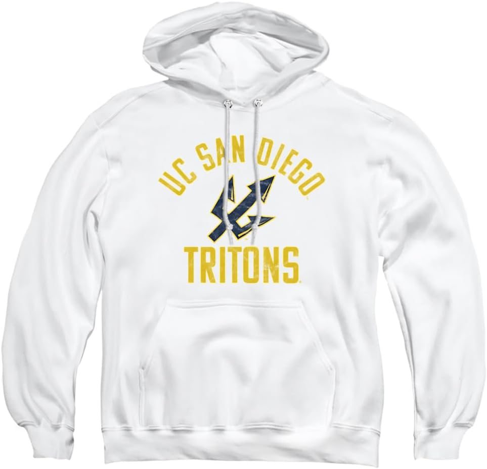 University of California San Diego Official Ucsd Tritons Logo Unisex Adult Pull-Over Hoodie