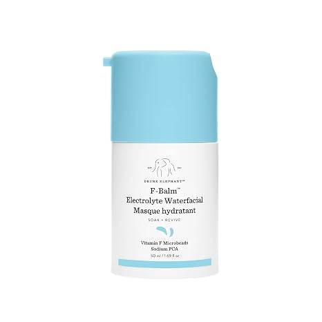 Drunk Elephant F-Balm Electrolyte Waterfacial - 50 ml/1.69 fl oz - Deeply Hydrating Overnight Face Mask - Clean Clinical Skincare - Cruelty-Free - Free of Essential Oils, Silicones, and Fragrance