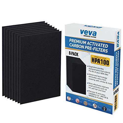 HPA100 Pre-Filters Replacement for Honeywell Air Purifier - 8 Pack - HRF-A100 Filter A Compatible w HPA100, 104, 105, 090, 094
