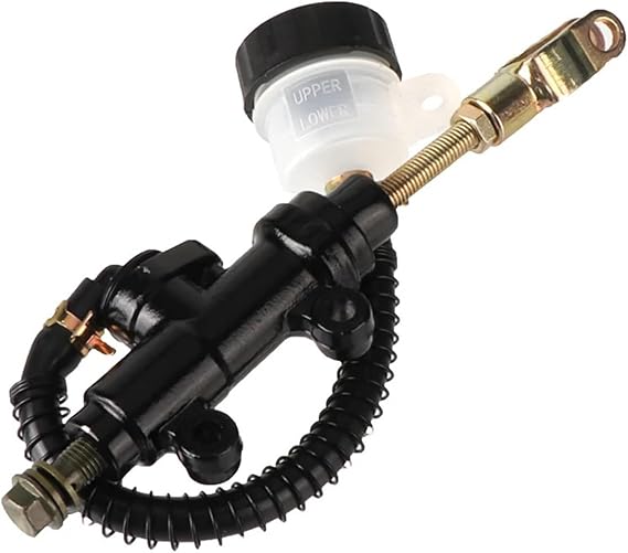 Hydraulic Brake Pump Foot Brake Rear Hydraulic Brake Pump Master Cylinder With Reservoir Fit For ATV UTV Buggy Quad Bike 110cc 125cc 150cc Motorcycle Brake Hydraulic Pump