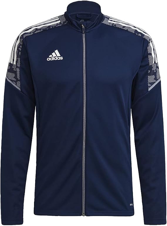 adidas Men's Warm-up Tricot Regular 3-Stripes Track Jacket Jacket (Pack of 1)