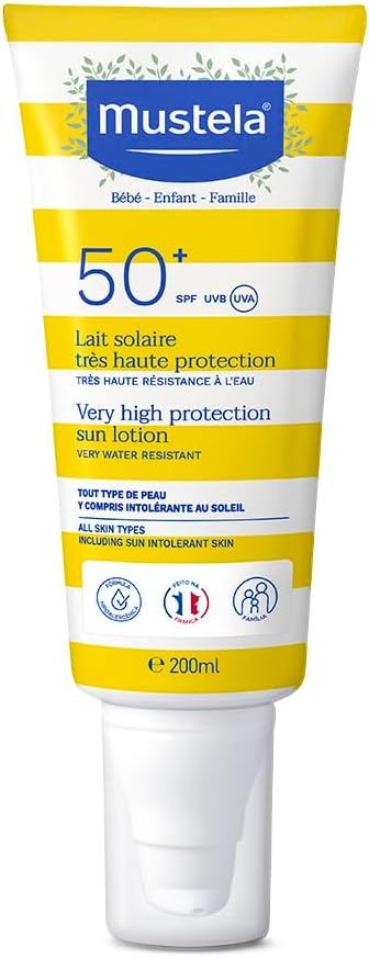 Mustela Sunscreen Lotion SPF 50 200 Milliliters