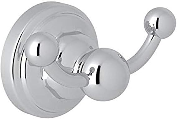 ROHL U.6922APC Perrin & Rowe Edwardian Wall Mount Double Robe Hook