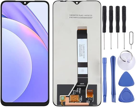Cell Phone Replacement LCD Screen for Xiaomi Redmi Note 9 4G/Redmi 9 Power/Redmi 9T with Digitizer Full Assembly Spare Parts