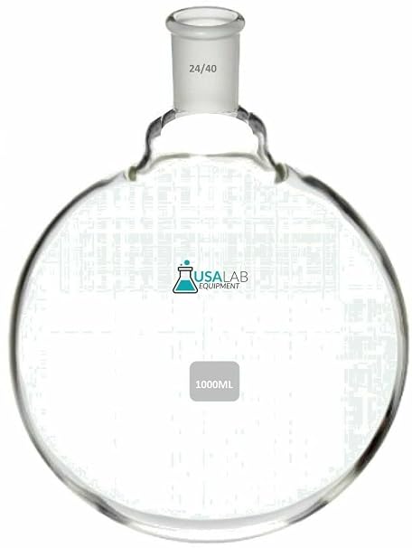 1000mL Round Bottom Receiving Flask - 1 Neck 24/40 - USAlab