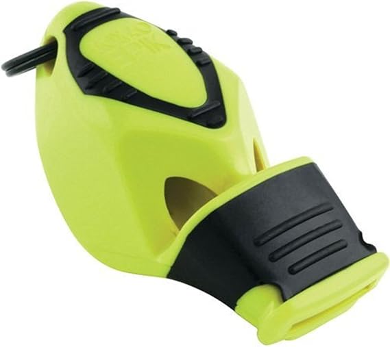 Fox 40 Epik CMG Pealess Safety Whistle 115 dB Neon Yellow 8802-1308