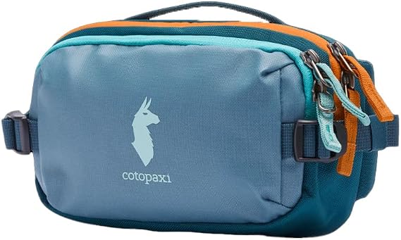 Cotopaxi Allpa X 1.5L Hip Pack, Blue Spruce and Abyss