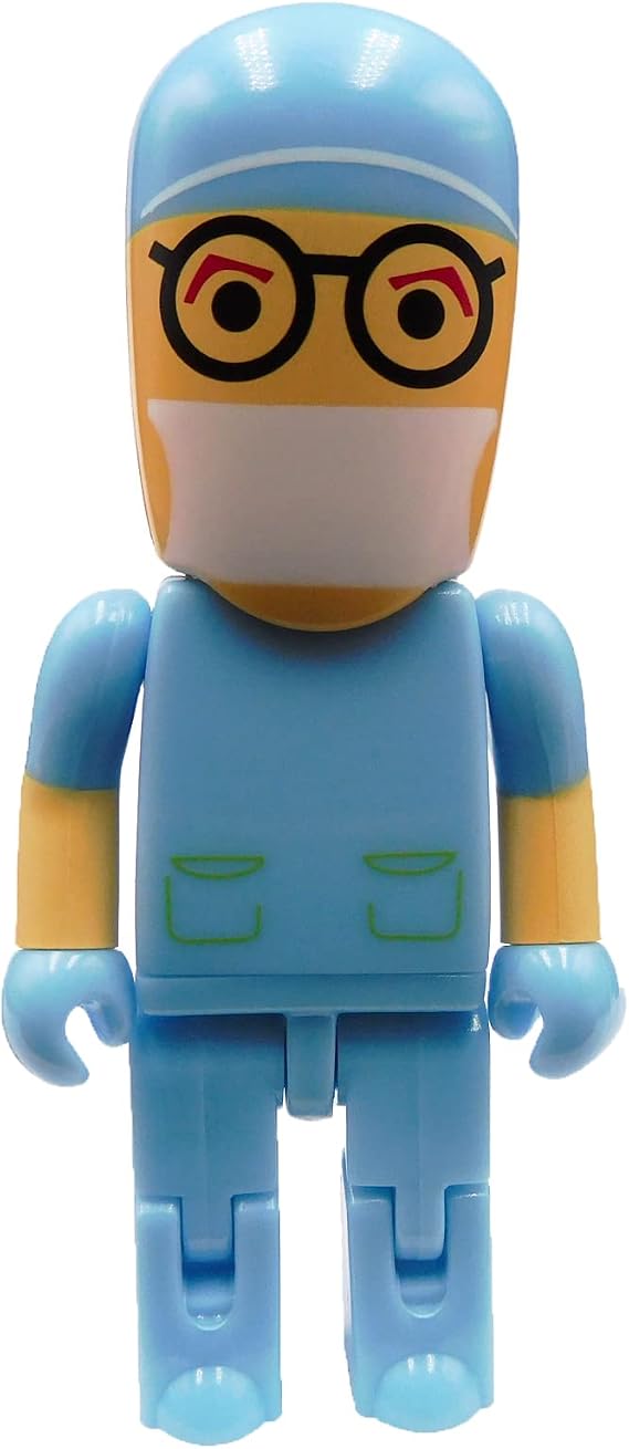 Surgeon & Nurse 4GB USB Flash Drives Memory Sticks Thumb Drive (Blue)