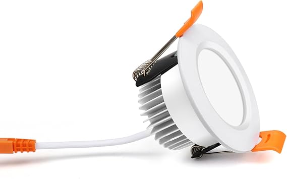 3 Inch LED Recessed Lighting, 5W Dimmable Downlight 40W Halogen Equivalent, 2700K Ultra Warm White, CRI 80+ LED Downlight Ceiling Light with LED Driver, Recessed Lights 1 Pack