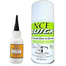 Hot Stuff Hot Stuff Super T Medium CA Glue (2oz) & NCF Quick Aerosol Accelerator (6oz)